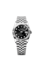 Datejust Ref. 126234 Diamond-set Bright Black